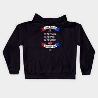 Thank God I'm A Country Girl Checklist Kids Hoodie